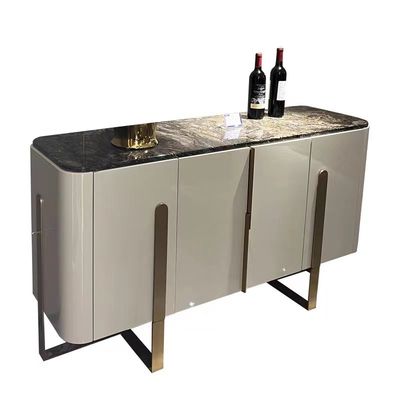 comprar Gabinetes de lujo del aparador de la cara de mármol con el refrigerador de las bebidas online manufacture