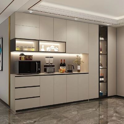 comprar Gabinete de lujo moderno del vino que cena el gabinete lateral del restaurante del hotel del gabinete online manufacture