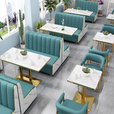 comprar Asiento moderno de la cabina del hotel del restaurante de los muebles del arte de cuero del mármol online manufacture