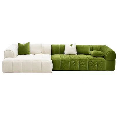 comprar La tela echada a un lado doble heló el terciopelo retro Sofa Square Combination online manufacture