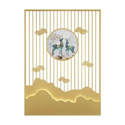 comprar División vacía de acero inoxidable moderna de lujo del divisor de la habitación de la pantalla de los muebles del hotel online manufacture