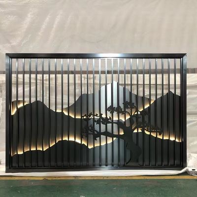comprar La decoración de acero inoxidable del hotel de la pantalla de los muebles del hotel del metal del estallido trenzó el oro del titanio online manufacture