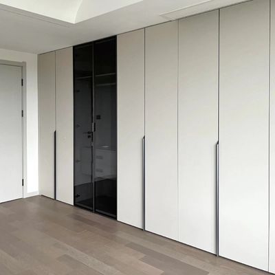comprar Gabinete blanco moderno del roble de la puerta del hotel invisible de la manija online manufacture
