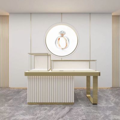comprar Vitrinas de lujo de la joyería de exhibición del MDF de los gabinetes de la ventana de lujo de los gabinetes online manufacture