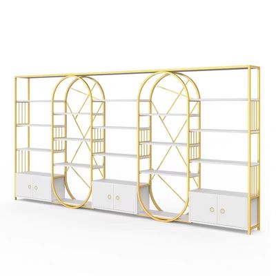 comprar Cuerpo de oro que deja de lado de mármol de múltiples capas de lujo cosmético versátil de los gabinetes de exhibición online manufacture