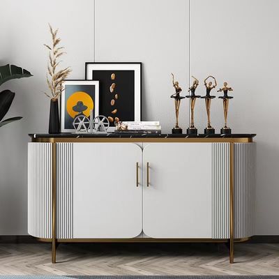 comprar Muebles de acero inoxidables de cena de lujo del aparador del gabinete del restaurante lateral del armario online manufacture
