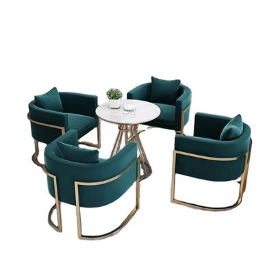 comprar Tabla y sillas comerciales del café del marco metálico online manufacture