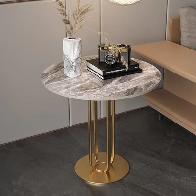 comprar La faceta simple de acero inoxidable de la tabla de la placa de la roca de los muebles del dormitorio del hotel del soporte formó online manufacture