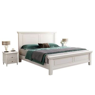 comprar Rey de encargo Size Beds del hotel de los muebles modernos azules blancos del dormitorio online manufacture