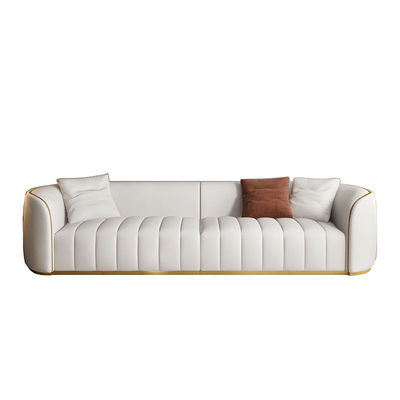 comprar Sofá de cuero auténtico moderno modificado para requisitos particulares de los muebles del hotel de lujo online manufacture