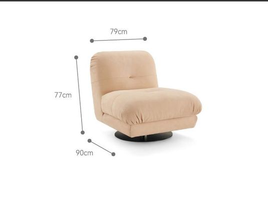 comprar Sillón helado simple del eslabón giratorio de cuero del hotel de los muebles de gama alta del pasillo solo online manufacture