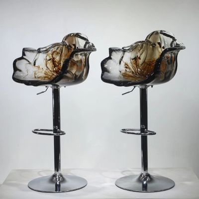 comprar Elevación Senior Restaurante Casa Oficina silla de bar pétalo transparente online manufacture