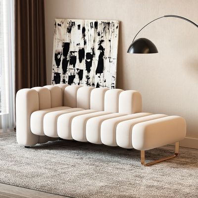 comprar Respaldo de espalda de tela de terciopelo moderno Taburete junto a la cama Cuarto de dormir Silla de caramelos Sofá perezoso online manufacture