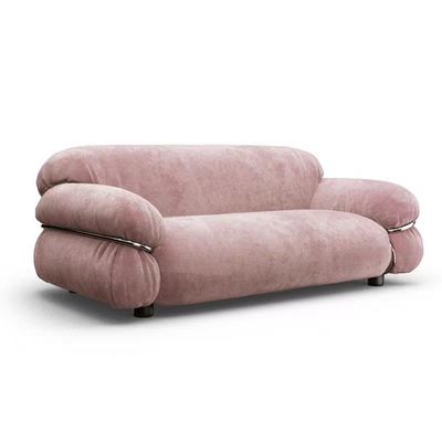 Buen precio Habitación de hotel Star Minimalista Sofá de anillo de acero Centro de recepción en línea