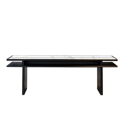 Buen precio Espacio de almacenamiento doble duradero Comedor de escritorio multifuncional para muebles de hotel en línea