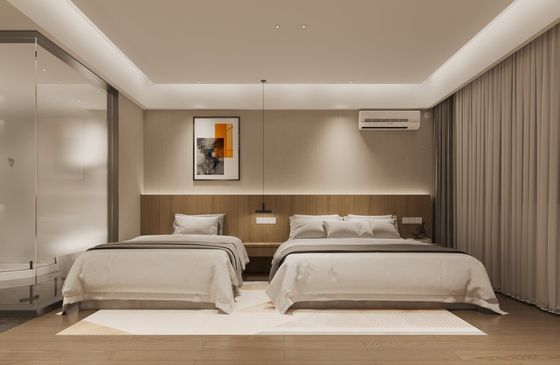 comprar Proyecto internacional de personalización de muebles de dormitorios de hoteles con acabado de madera online manufacture