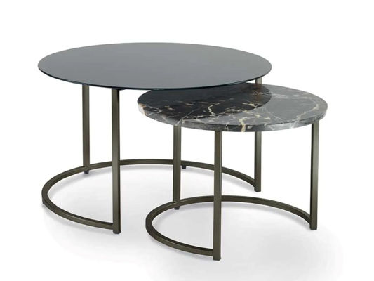 comprar Moderno Low Matt Lacquered Metal Set de Mesa de Café para el Hotel Oficina en el Hogar online manufacture