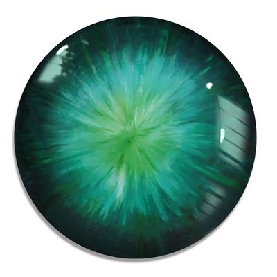 Buen precio 304 316 SS Estereoscópico 3D Estatua circular convexa colgante Pintura decorativa en línea
