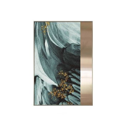 comprar Pintura de piedra arenisca metálica verde oscuro Lobby del hotel Mural de interiores comerciales online manufacture