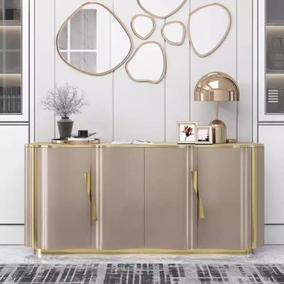comprar Gabinete de comedor de hotel Gabinete moderno de acero inoxidable Gabinete de comedor de hotel de madera maciza online manufacture