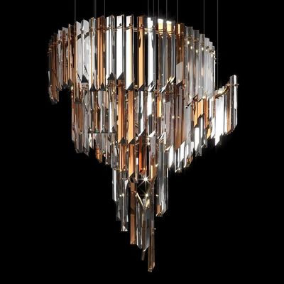 comprar Candelabra caliente 3000K en cobre con vidrio transparente para muebles interiores de hoteles online manufacture