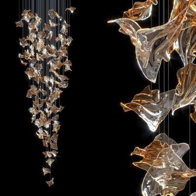 comprar DALI colgantes de atenuación Iluminación de techo de diseño acrílico elegante para hotel moderno online manufacture