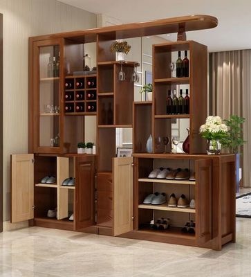 Gabinete decorativo de lujo ligero moderno contemporáneo del vino