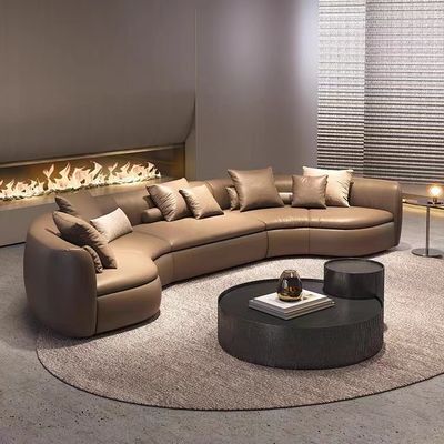 Sofá semi circular curvado de Sofa Combination Hotel Lobby de la esquina