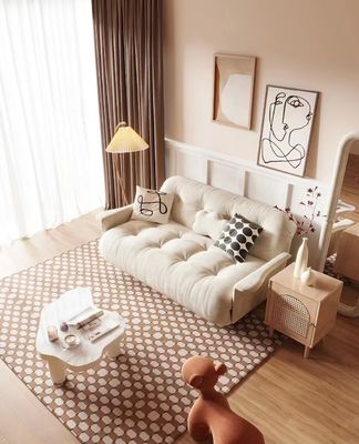 Tela cómoda Sofa Bed Hotel Living Room de encargo Sofa Bed