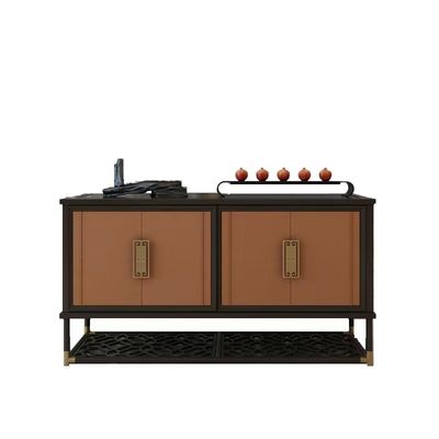 Gabinete de almacenamiento de encargo de madera sólido del aparador de los gabinetes de lujo del aparador