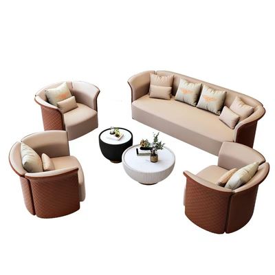 Buen precio Oficina de la huésped del club que espera el sofá de Sofa Luxury Hotel Lobby Round en línea
