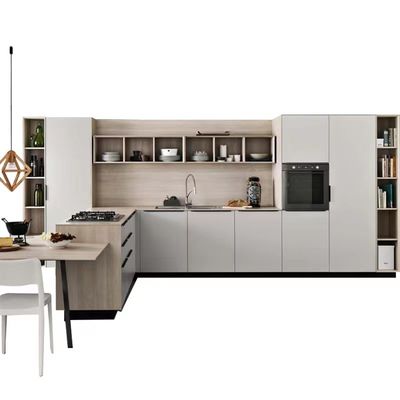 Buen precio Armarios de cocina contemporáneos de madera sólidos integrados telescópicos en línea