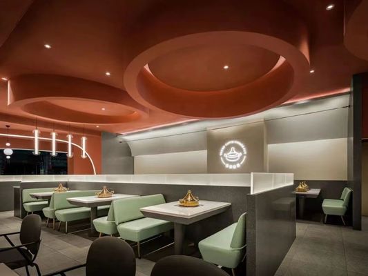 Buen precio Asiento moderno del Banquette del OEM del ODM del sofá de la cabina moderna de cuero del restaurante que asienta en línea