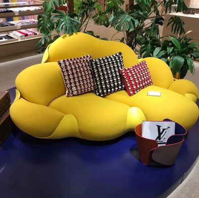 Buen precio Sofá de Sofa Living Room Cream Velvet de la habitación del viento del cordero en línea