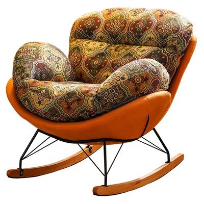 Sofa Chair Simple Palace Grain oscilante clásico retro para el hogar del hotel