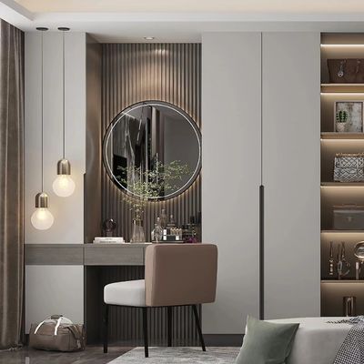 Muebles del dormitorio del hotel del gabinete de almacenamiento de la puerta del guardarropa uno de la puerta deslizante