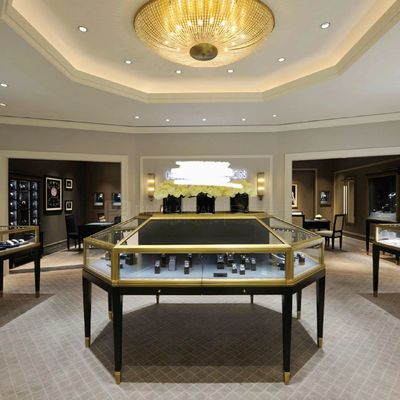 Buen precio Moho anti de la joyería del escaparate de la vitrina contraria de lujo versátil de la encimera en línea