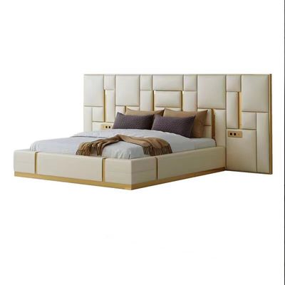 Habitación grande de apartamento de la cama del tamaño de Bentley Luxury Leather Cowhide King
