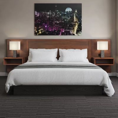 Moderno modifique los suites contemporáneos del doble para requisitos particulares de los muebles del dormitorio del hotel