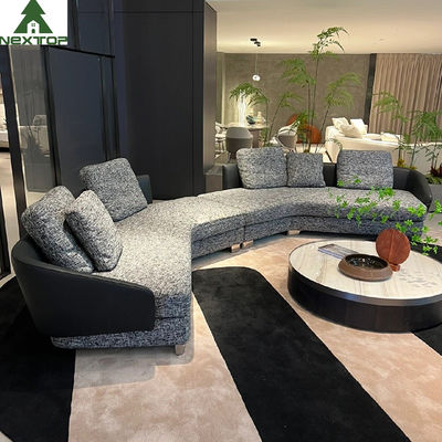 Tela modular Grey Linen Sofa de Sofa Set High End Villa de la recepción del pasillo del hotel de lujo