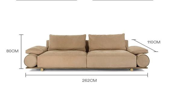 Tela Sofa Environmentally Friendly de la sala de estar del chalet de Visionnaire del italiano