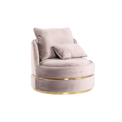 Muebles del pasillo del hotel del tamaño estándar alrededor del solo sillón del terciopelo superior italiano rotativo del grado
