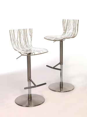 Pulido Muebles de hoteles y restaurantes Transparentes Taburetes ajustables