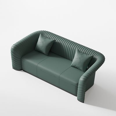 HD Muebles del Lobby del Hotel Esponja Luxo De Sofá Con Cuero Verde