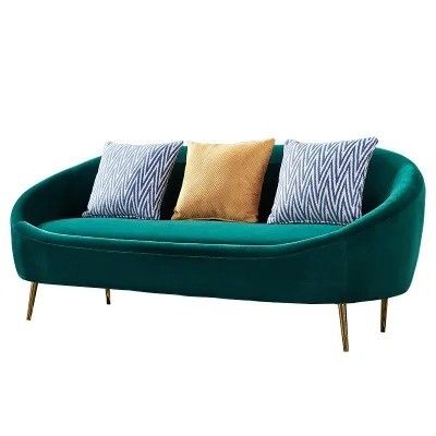 Moderno Hotel de moda Habitación de huéspedes Sofas de terciopelo Emprender proyectos hoteleros