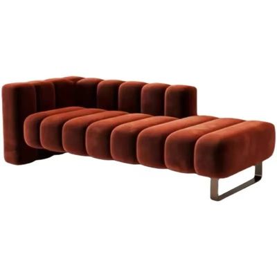 Sofá reclinable de terciopelo personalizado Muebles para habitaciones de hotel lujosos y acogedores