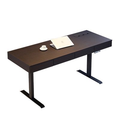 Escritorio de dormitorio de hotel minimalista duradero con silla giratoria de cuero personalizada