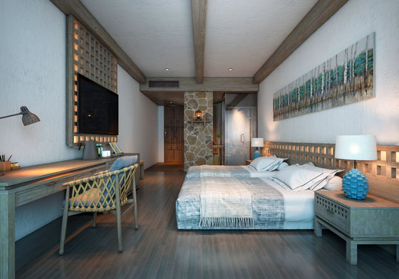 Suite de hotel comercial de lujo Muebles de dormitorio de madera