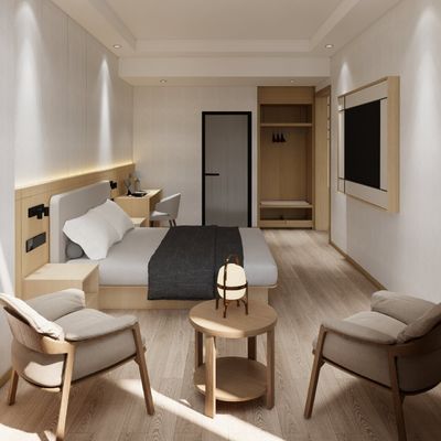Muebles para habitaciones de hoteles de alta calidad Panel ecológico de piel artificial