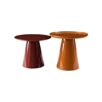 Sofá moderno mesa lateral arte color de fibra de vidrio mesa de cama